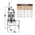 Pompe relevage avec flotteur BCV-400A - BIBUS